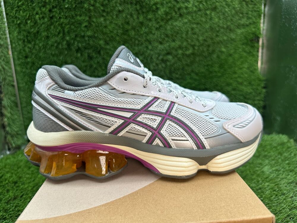 Asics Gel-Kinetic Fluent 1203A591-100 Athletic Sneaker Men 5.5 White Mesh Sports